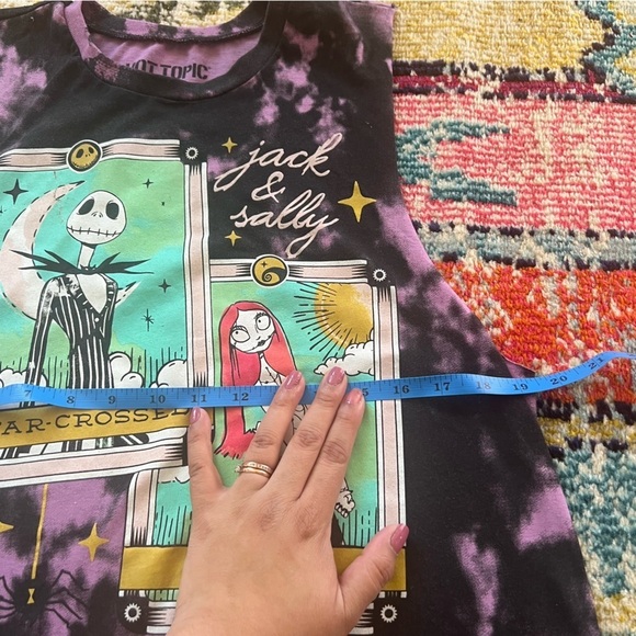 Disney hot topic tie dye tank top nightmare before Christmas womens XL - Picture 4 of 5